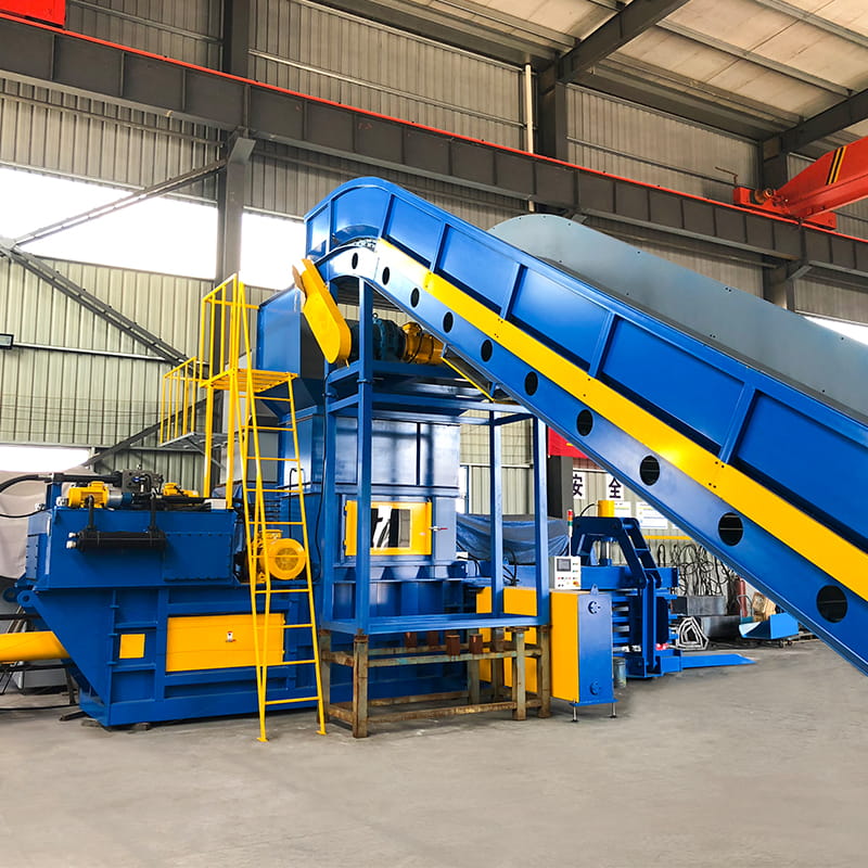 Iron Wire Horizontal Automatic Waste Paper Baling Machine