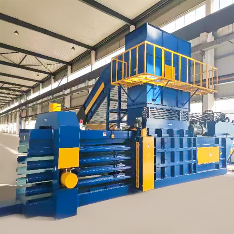 Iron Wire Horizontal Automatic Waste Paper Baling Machine