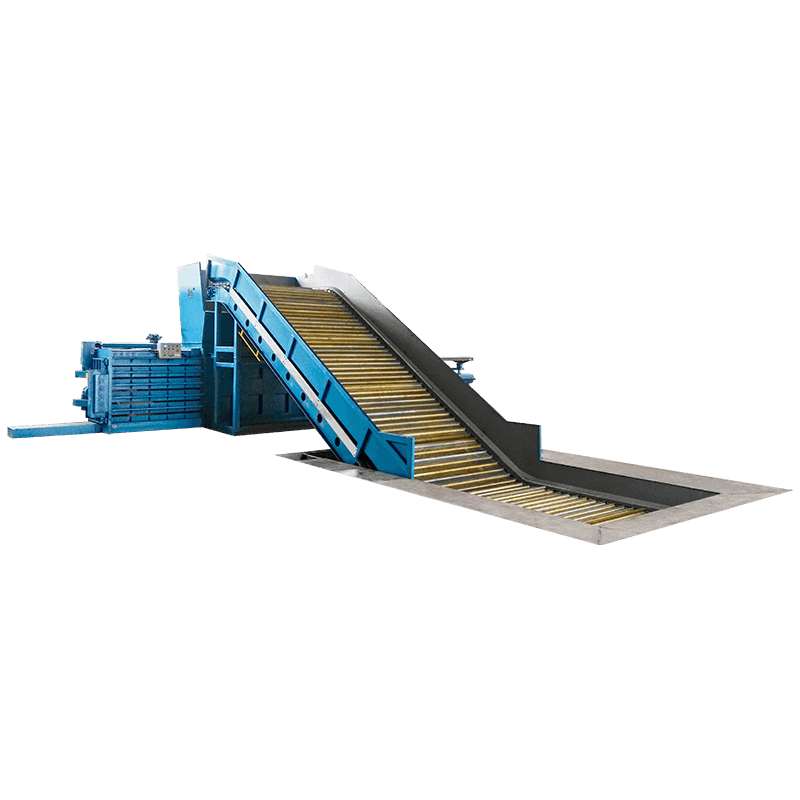 Horizontal Semi-Automatic Hydraulic Baler