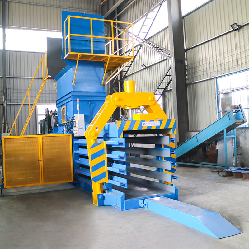 Iron Wire Horizontal Automatic Waste Paper Baling Machine