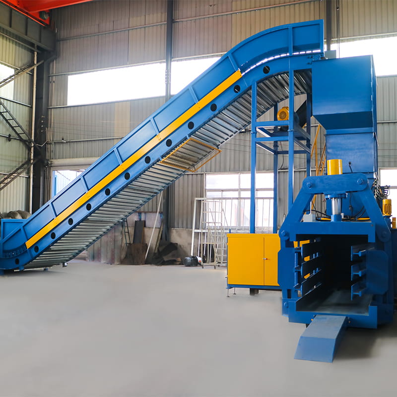 Iron Wire Horizontal Automatic Waste Paper Baling Machine