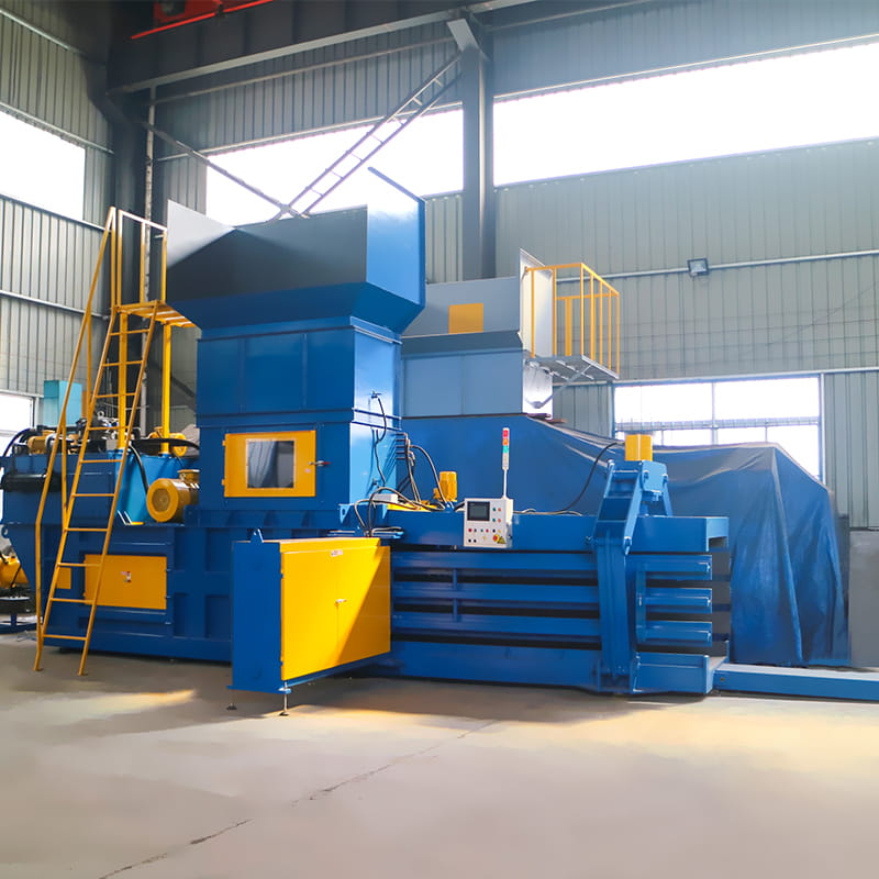 Iron Wire Horizontal Automatic Waste Paper Baling Machine